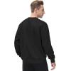 imageTHE GYM PEOPLE Mens Fleece Crewneck Sweatshirt Thick Loose fit Soft Basic Pullover SweatshirtBlack