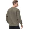 imageTHE GYM PEOPLE Mens Fleece Crewneck Sweatshirt Thick Loose fit Soft Basic Pullover SweatshirtDark Grey