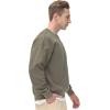 imageTHE GYM PEOPLE Mens Fleece Crewneck Sweatshirt Thick Loose fit Soft Basic Pullover SweatshirtDark Grey