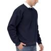 imageTHE GYM PEOPLE Mens Fleece Crewneck Sweatshirt Thick Loose fit Soft Basic Pullover SweatshirtNavy Blue