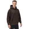 imageTHE GYM PEOPLE Mens Fleece Pullover Hoodie Loose Fit Ultra Soft Hooded Sweatshirt With PocketsBrown
