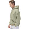 imageTHE GYM PEOPLE Mens Fleece Pullover Hoodie Loose Fit Ultra Soft Hooded Sweatshirt With PocketsLight Green