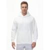 imageTHE GYM PEOPLE Mens Fleece Pullover Hoodie Loose Fit Ultra Soft Hooded Sweatshirt With PocketsWhite