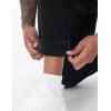 imageTHE GYM PEOPLE Mens Fleece Workout Sweatpants Drawstring Tapered Running Lounge Jogger Pants with PocketsBlack