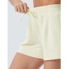 imageTHE GYM PEOPLE Womens Drawstring Sweat Shorts High Waisted Summer Workout Lounge Shorts with PocketsApricot