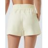 imageTHE GYM PEOPLE Womens Drawstring Sweat Shorts High Waisted Summer Workout Lounge Shorts with PocketsApricot