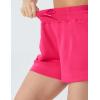 imageTHE GYM PEOPLE Womens Drawstring Sweat Shorts High Waisted Summer Workout Lounge Shorts with PocketsBright Pink 01