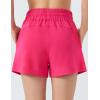 imageTHE GYM PEOPLE Womens Drawstring Sweat Shorts High Waisted Summer Workout Lounge Shorts with PocketsBright Pink 01