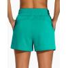 imageTHE GYM PEOPLE Womens Drawstring Sweat Shorts High Waisted Summer Workout Lounge Shorts with PocketsLake Green