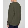 imageTHE GYM PEOPLE Womens Fleece Crewneck Loose fit Soft Oversized Pullover SweatshirtDark Grey