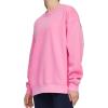 imageTHE GYM PEOPLE Womens Fleece Crewneck Loose fit Soft Oversized Pullover SweatshirtPink