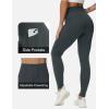 imageTHE GYM PEOPLE Womens High Waist Drawstring Stretchy Workout Leggings Ultra Soft Tummy Control Yoga Pants with PocketsGrey
