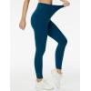 imageTHE GYM PEOPLE Womens High Waist Yoga Leggings Ultra Stretchy Soft Breathable Tummy Control Running Workout PantsDark Blue Green