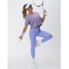 imageTHE GYM PEOPLE Womens High Waist Yoga Leggings Ultra Stretchy Soft Breathable Tummy Control Running Workout PantsLavender Purple