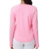 imageTHE GYM PEOPLE Womens Long Sleeve Workout Shirts Athletic Crewneck Hiking Tops with Thumb HolePink