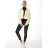 imageTHE GYM PEOPLE Womens Mock Turtleneck Long Sleeve Shirts Fleece Thermal Underwear Pullover Tops with Thumb HoleBlack