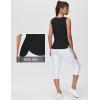 imageTHE GYM PEOPLE Womens Workout Tank Tops Loose Fit Sleeveless Breathable Yoga Shirts with Side SlitsBlack
