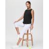 imageTHE GYM PEOPLE Womens Workout Tank Tops Loose Fit Sleeveless Breathable Yoga Shirts with Side SlitsBlack