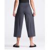 imageTHE GYM PEOPLE Womens Yoga Pants with Pockets and Tummy Control High Waist in Flare CropDark Grey