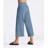 imageTHE GYM PEOPLE Womens Yoga Pants with Pockets and Tummy Control High Waist in Flare CropDenim Blue