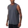 imageTHE GYM PEOPLE Mens Workout Tank Top UPF 50 Sleeveless Quick Dry Athletic Shirts Casual Running Muscle ShirtsDark Grey