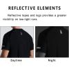 imageMens Cooling Ice Silk Running Shirts Quick Dry Short Sleeve Athletic Gym TShirts UPF 50 Outdoor Workout TshirtsBlack