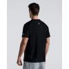 imageMens Cooling Ice Silk Running Shirts Quick Dry Short Sleeve Athletic Gym TShirts UPF 50 Outdoor Workout TshirtsBlack