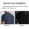 imageMens Cooling Ice Silk Running Shirts Quick Dry Short Sleeve Athletic Gym TShirts UPF 50 Outdoor Workout TshirtsCharcoal Grey