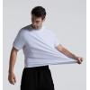 imageMens Cooling Ice Silk Running Shirts Quick Dry Short Sleeve Athletic Gym TShirts UPF 50 Outdoor Workout TshirtsWhite