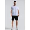 imageMens Cooling Ice Silk Running Shirts Quick Dry Short Sleeve Athletic Gym TShirts UPF 50 Outdoor Workout TshirtsWhite
