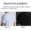 imageMens Cooling Ice Silk Running Shirts Quick Dry Short Sleeve Athletic Gym TShirts UPF 50 Outdoor Workout TshirtsWhite
