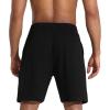 imageMens Lounge Shorts with Deep Pockets Loosefit Jersey Shorts for RunningWorkoutTraining Basketball605 Black