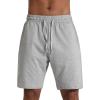 imageMens Lounge Shorts with Deep Pockets Loosefit Jersey Shorts for RunningWorkoutTraining Basketball605 Grey