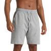 imageMens Lounge Shorts with Deep Pockets Loosefit Jersey Shorts for RunningWorkoutTraining Basketball605 Grey
