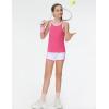 imageTHE GYM PEOPLE Girls Athletic Tank Tops Racerback Sleeveless Running Yoga Workout ShirtsBright Pink