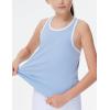 imageTHE GYM PEOPLE Girls Athletic Tank Tops Racerback Sleeveless Running Yoga Workout ShirtsSky Blue