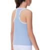 imageTHE GYM PEOPLE Girls Athletic Tank Tops Racerback Sleeveless Running Yoga Workout ShirtsSky Blue
