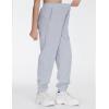imageTHE GYM PEOPLE Girls Fleece Tapered Workout Sweatpants Warm Soft Athletic Joggers Pants with PocketsGrey