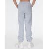 imageTHE GYM PEOPLE Girls Fleece Tapered Workout Sweatpants Warm Soft Athletic Joggers Pants with PocketsGrey