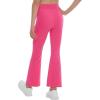 imageTHE GYM PEOPLE Girls High Waisted Flare Leggings Kids Workout Bootcut Yoga Pants with Pockets