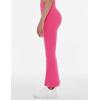 imageTHE GYM PEOPLE Girls High Waisted Flare Leggings Kids Workout Bootcut Yoga Pants with Pockets