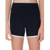 imageTHE GYM PEOPLE Girls High Waisted Workout Shorts Lightweight Athletic Dolphin Lounge Yoga ShortsBlack