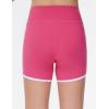 imageTHE GYM PEOPLE Girls High Waisted Workout Shorts Lightweight Athletic Dolphin Lounge Yoga ShortsBright Pink