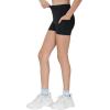 imageTHE GYM PEOPLE Girls Pleated Tennis Skirts 2 in 1 Kids Athletic Running Golf Skorts with Shorts PocketsBlack