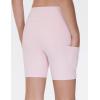 imageTHE GYM PEOPLE Girls Volleyball Shorts Kids High Waist Dance Workout Gymnastics Biker Athletic Shorts with PocketPink