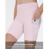 imageTHE GYM PEOPLE Girls Volleyball Shorts Kids High Waist Dance Workout Gymnastics Biker Athletic Shorts with PocketPink