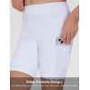 imageTHE GYM PEOPLE Girls Volleyball Shorts Kids High Waist Dance Workout Gymnastics Biker Athletic Shorts with PocketWhite