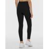 imageTHE GYM PEOPLE Girls Workout Leggings Kids High Waist Stretch Athletic Dance Yoga Pants with PocketsBlack