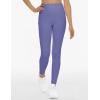 imageTHE GYM PEOPLE Girls Workout Leggings Kids High Waist Stretch Athletic Dance Yoga Pants with PocketsBright Purple