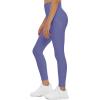 imageTHE GYM PEOPLE Girls Workout Leggings Kids High Waist Stretch Athletic Dance Yoga Pants with PocketsBright Purple